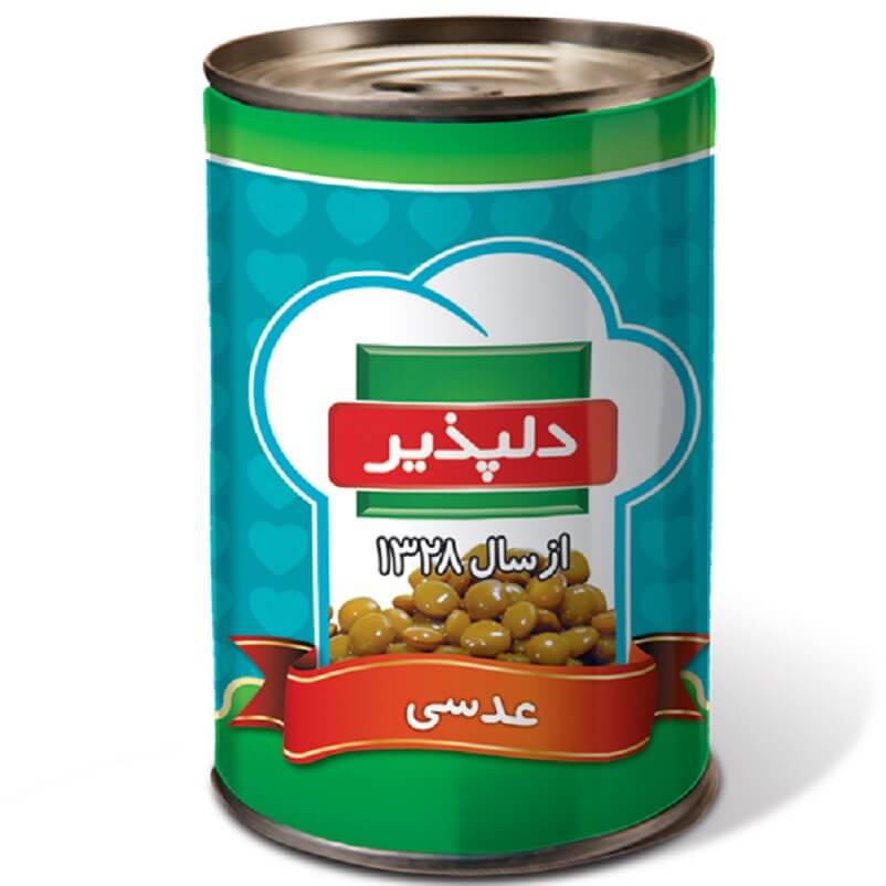 کنسرو خوراک عدسی دلپذیر 420 گرم